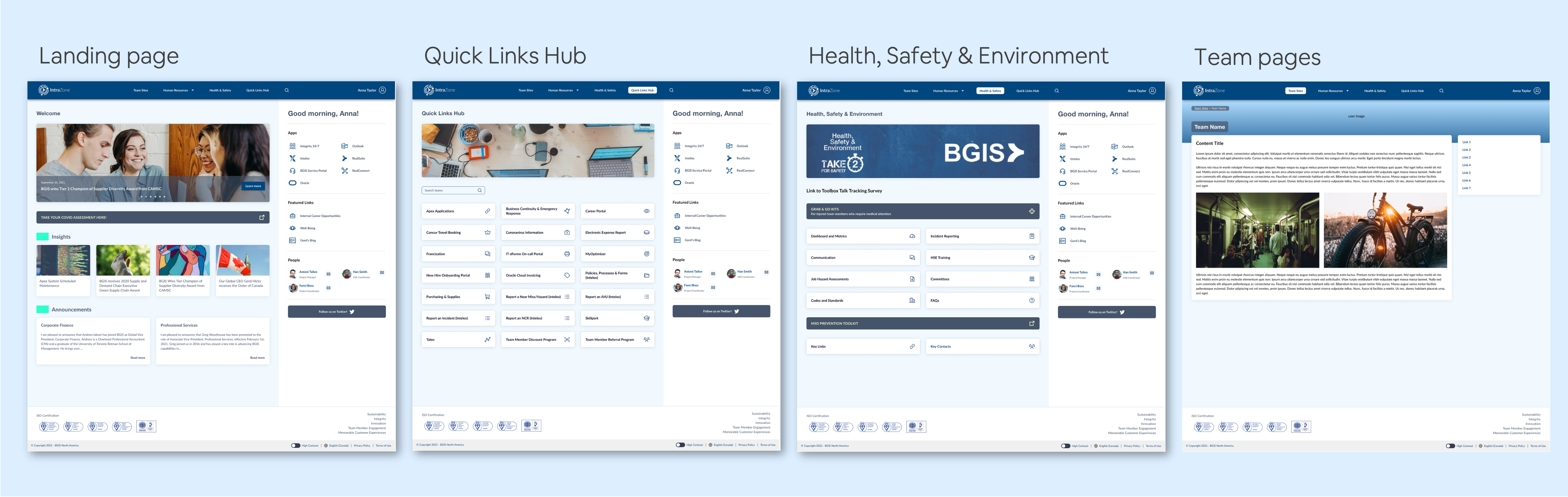 Persistent links hub