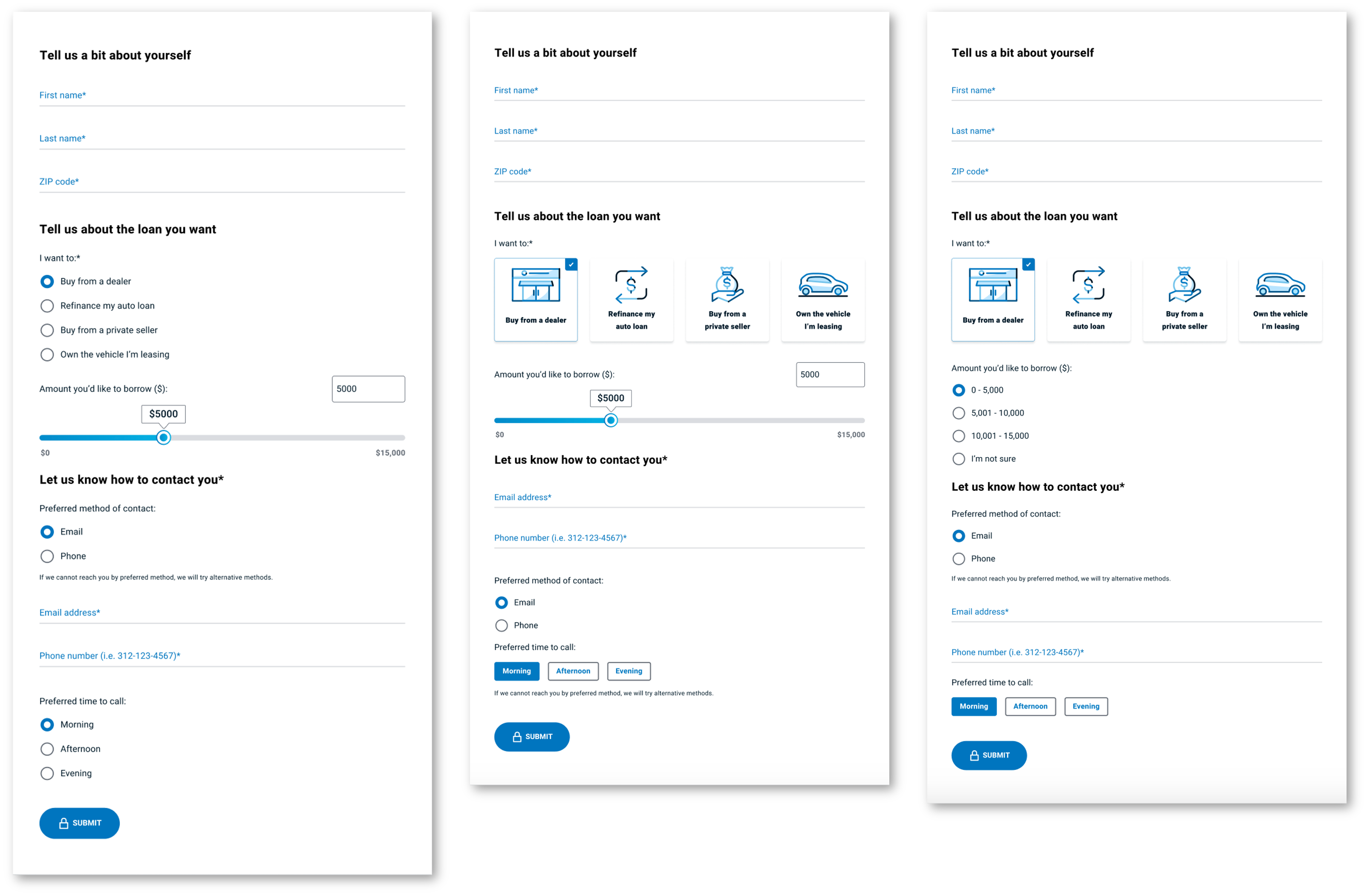 Auto Loan — ideation 2