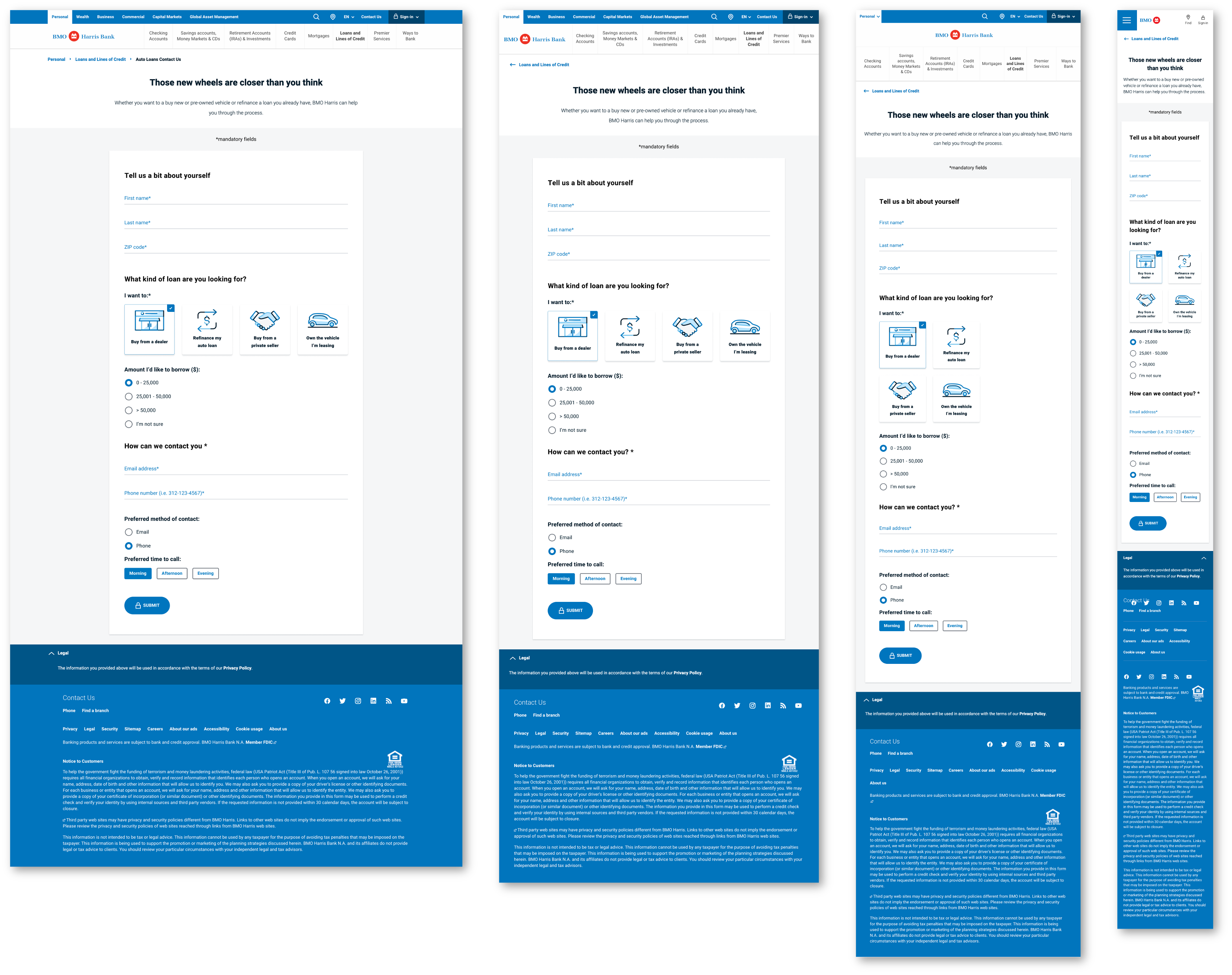 Auto Loan — responsive