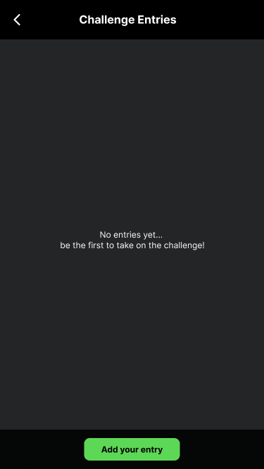 Brotherize challenge entries empty state